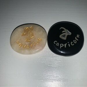 Zodiac Stone Set - Aquarius and Capricorn